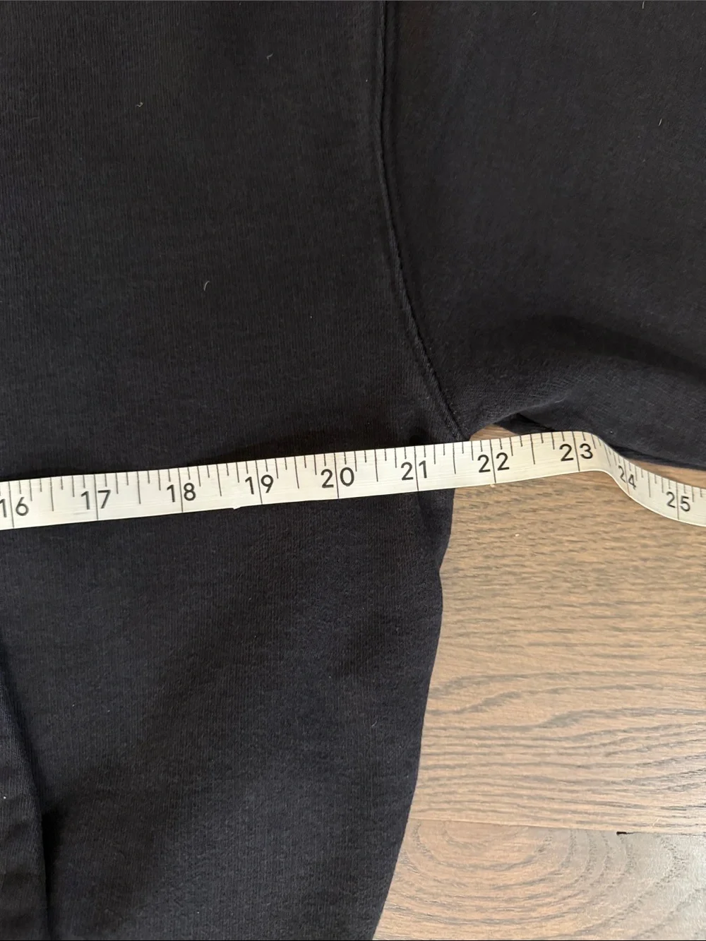 Off-White by Virgil Abloh Marker Over Black Crewneck Hoodie Sweatshirt